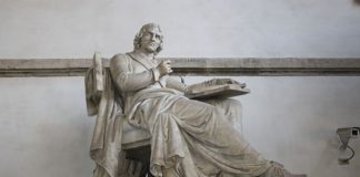 Gaetano Monti, Monumento a Parini, 1835-38, marmo, Milano, Accademia di Brera