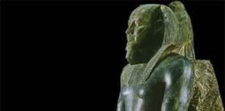 Il faraone Chefren in trono, Museo egizio del Cairo - descrizione dell'opera