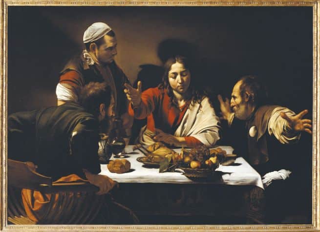 Cena in Emmaus, Caravaggio, National Gallery