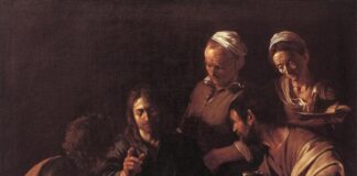 Cena in Emmaus Caravaggio