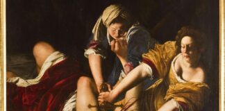 Giuditta che decapita Oloferne di Artemisia Gentileschi