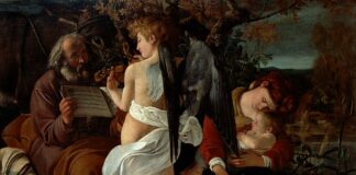 Riposo durante la fuga in Egitto