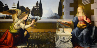 Annunciazione Leonardo da Vinci