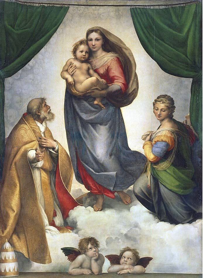 Madonna Sistina di Raffaello Madonna Sistina di Raffaello