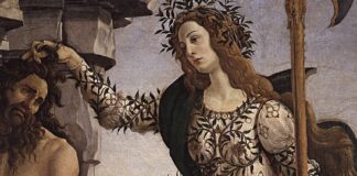 Pallade e il centauro di Botticelli, Galleria degli Uffizi